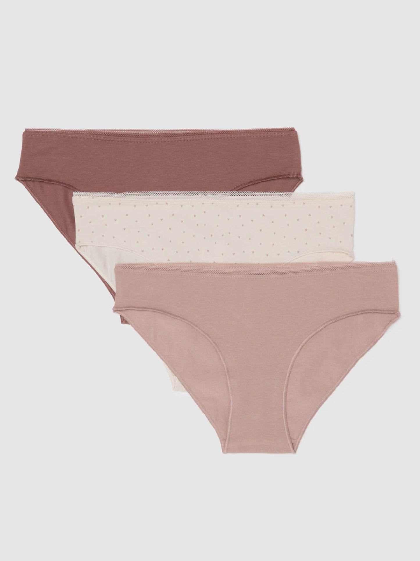 Pack of 6 Women’s Cotton Mid Waist Hipster Full Back Coverage Panty