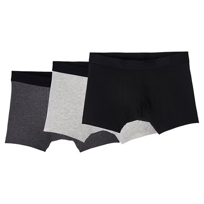 Pack of 3 Mens Cotton Stretch Boxer Trunks