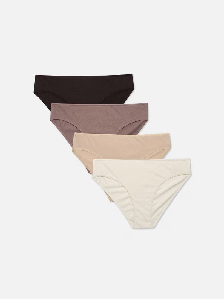 Pack 0f 5pcs Pure Cotton Fabrics Regular Uses Soft Panty For Womens