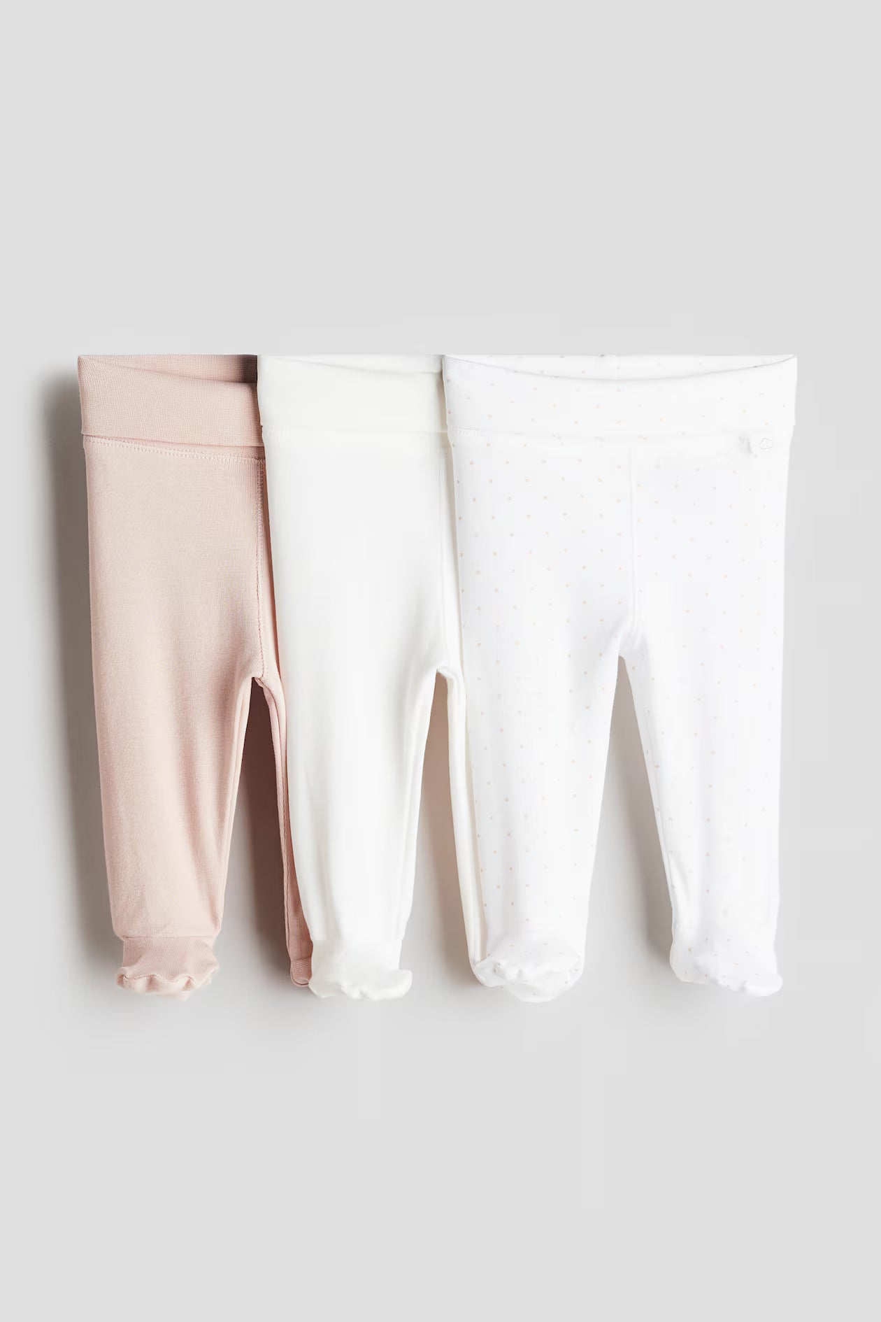 3 Pcs Organic Cotton Made Baby Trouser With Socks Newborn to 3 Months