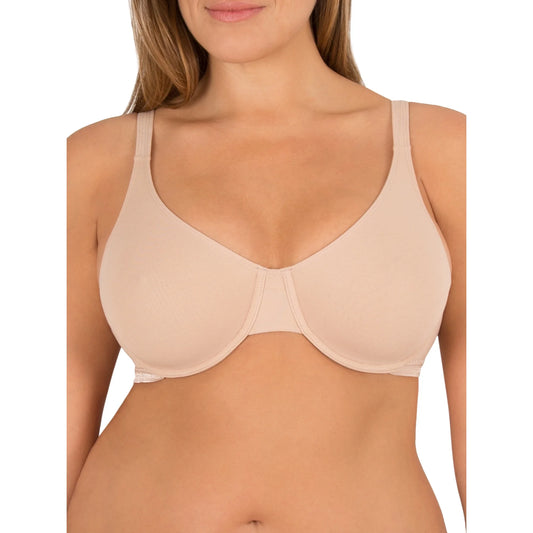 4pcs-PackFruit of the Loom Women's(Brand)  Unlined Underwire Cotton Bra