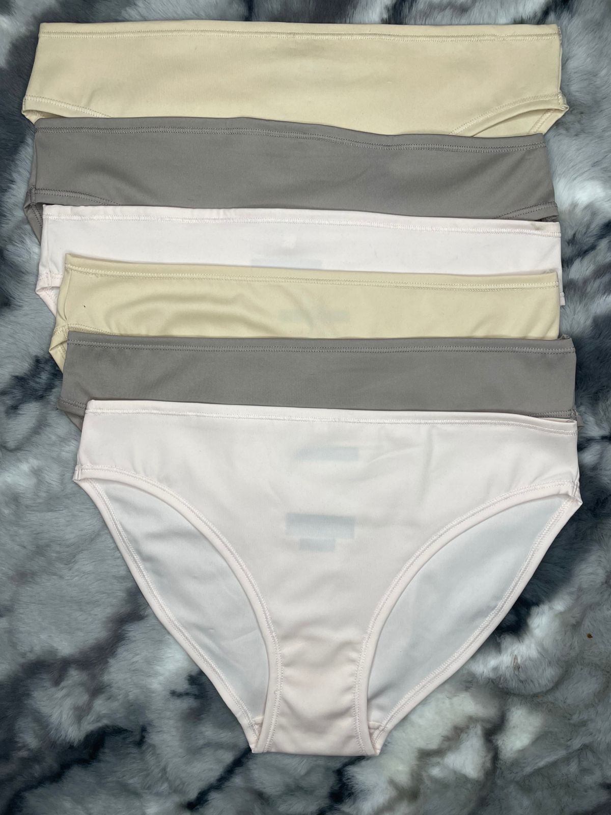PACK OF 6 PCS Women's ICE-SILK Hipster Brief Panty