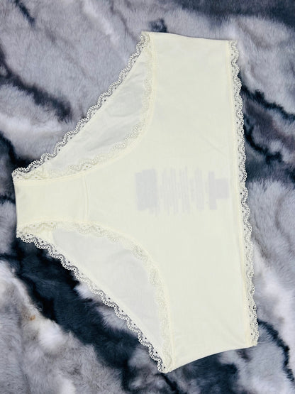 7 pcas Pack Ladies Premium Cotton Lace Brief Panty (Original ALLDI Band)