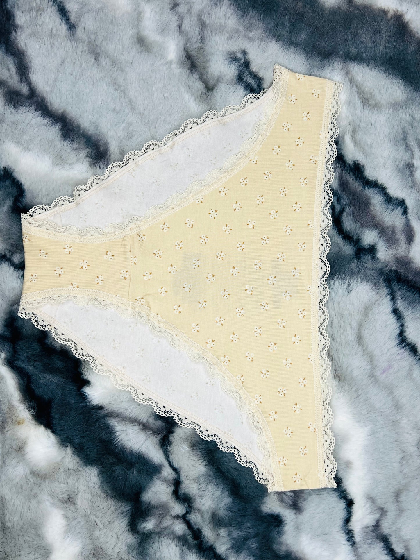 7 pcas Pack Ladies Premium Cotton Lace Brief Panty (Original ALLDI Band)