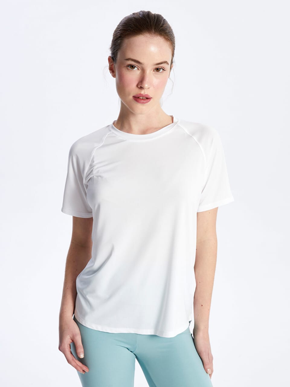4 Pcs Short Sleeve Women's Ice-Silk T-Shirt