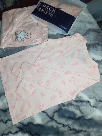 Premium Quality 3pcs pack Girls fullsleeve T-shirts