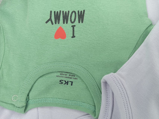 5Pcs Full Sleeve  Assorted Baby Keeper Unisex Color