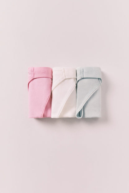 Pack of 3pcs G-string cotton thongs with logo mix( Original Womens Secreeets Brnads)