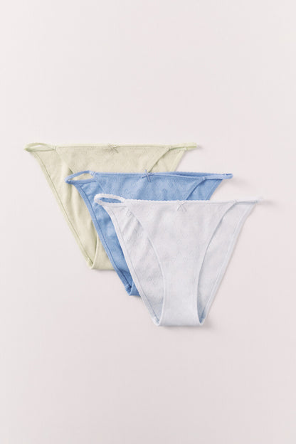 Pack of 4pcs classic cotton g-string panty ( Original Womens Secret Brand)