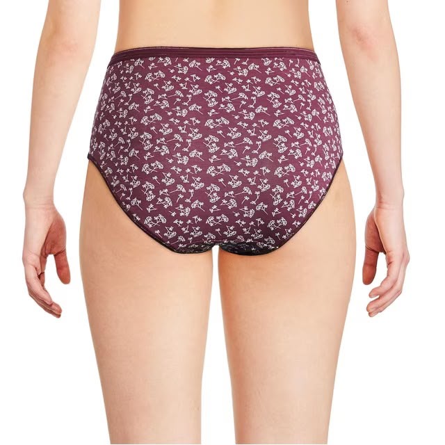 Pack of 7 Pcs Ladies High Waisted Full Back Cover  Brief Panty( Original George Brand