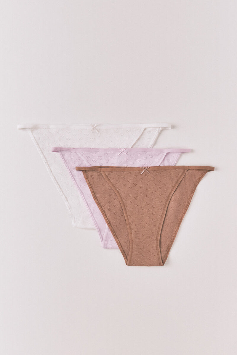 Pack of 4pcs classic cotton g-string panty ( Original Womens Secret Brand)