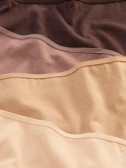Pack 0f 5pcs Pure Cotton Fabrics Regular Uses Soft Panty For Womens